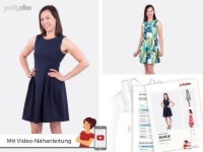 1Stk Marie Damenkleid Papier Schnittmuster by pattydoo