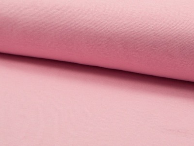 0,5m Bündchen glatt, rosa baby rosa 012 - Auch in anderen Farben erhältlich.