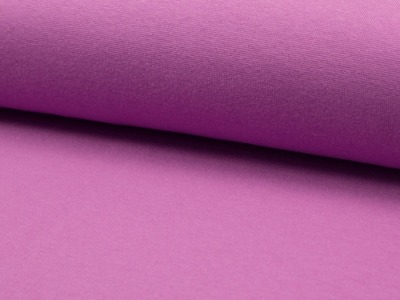 0,5m Bündchen glatt, purple helles lila 144 - Auch in anderen Farben erhältlich.