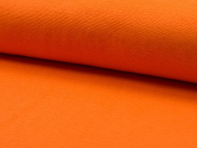 05m Bündchen glatt orange 033 - Auch in anderen Farben erhältlich
