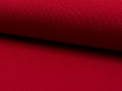 0,5m Bündchen glatt, rot red ruby 015 - Auch in anderen Farben erhältlich.