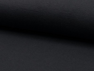 0,5m Bündchen glatt, dunkelgrau anthrazit grey 068 - Auch in anderen Farben erhältlich.