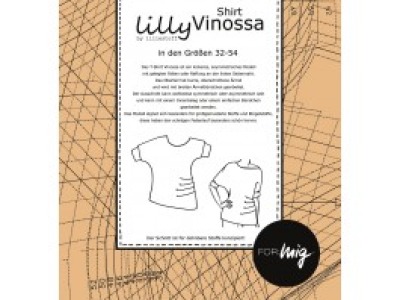 1Stk Vinossa Shirt Papier Schnittmuster by lillestoff