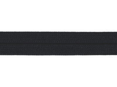 1m Jaquard Schrägband elastisch 20mm marine dunkelblau - in verschiedenen Farben erhältlich