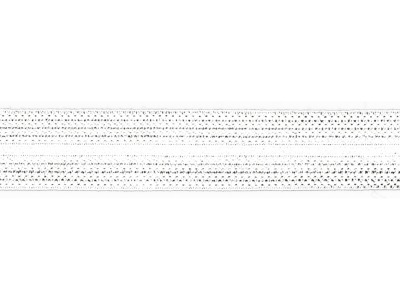 1m Jaquard Schrägband elastisch 20mm weiß white - in verschiedenen Farben erhältlich