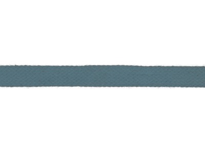 1m Baumwollkordel 12mm flach denim jeansblau - weitere Farben erhältlich