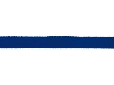 1m Baumwollkordel 12mm flach cobalt royalblau - weitere Farben erhältlich