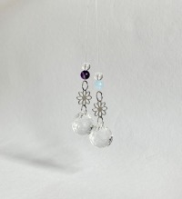 Sonnenfänger/Suncatcher mit Chalcedon oder Amethyst 2