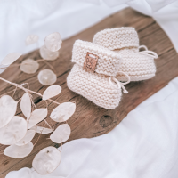 Babyschuhe - mit Liebe handgestrickt