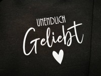 Babybody, Neugeborenenbody, Babykleidung, Geschenk zur Geburt, Personalisierbar, unendlich Geliebt 2