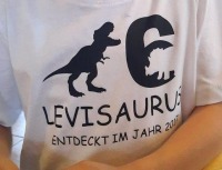 DINO Geburtstagsshirt, 1 2 3 4 5 , SAURUS, Dinosaurier, personalsiert 3