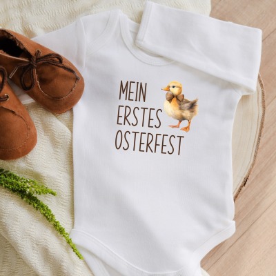 Mein erstes Ostern Babybody Babyshirt Personalisierbar