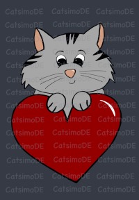 Digistamp Cat Heart 2