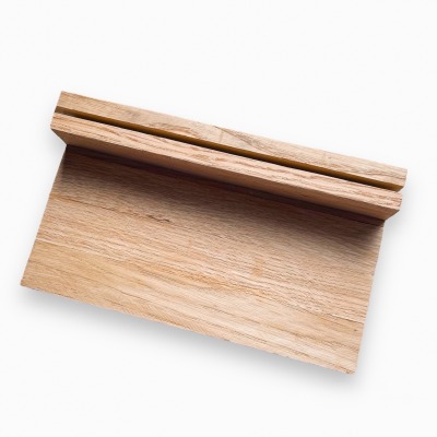 Holz Tablett mit Kartenhalter - Rohling für dekorative Mitbringsel