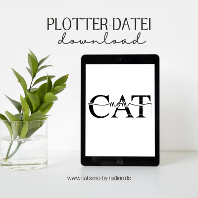 Plotterdatei Cat Mom - Download | Plotterdateien SVG JPEG PNG