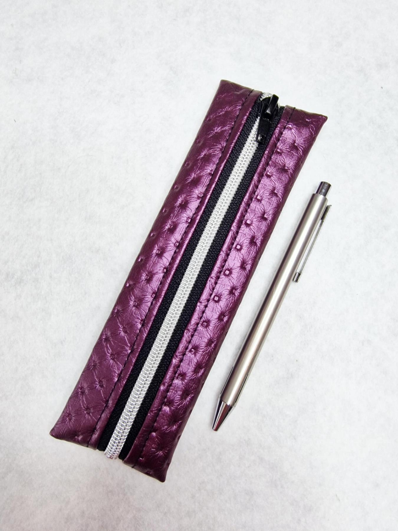 Stiftemäppchen mit oder ohne Gummiband Federmäppchen für Stifte Bullet Journal Kosmetiktasche
