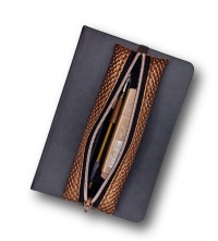 Stiftemäppchen kupfer metallic mit oder ohne Gummiband Federmäppchen für Stifte Bullet Journal