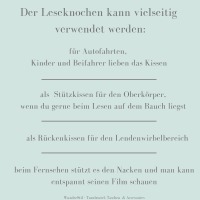 Leseknochen grafisch blau 9