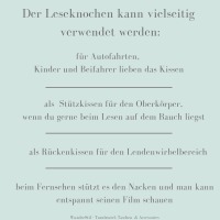 Leseknochen Weltkarte blau Wildlederimitat blau Deko Kissen Nackenkissen Geschenk Sofakissen