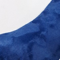 Leseknochen Weltkarte blau Wildlederimitat blau Deko Kissen Nackenkissen Geschenk Sofakissen