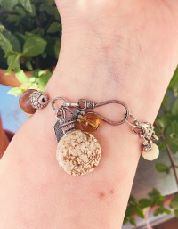 Großes Boho Armband mit vielen verschiedenen Perlen - RUSTIC EARTHY DELIGHT 2