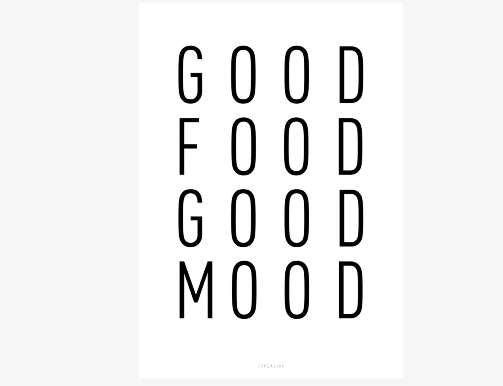 Typealive Print / Food