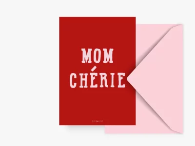 Postkarte / Mom Cherie
