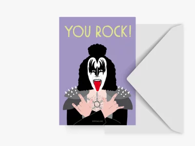 Postkarte / You rock