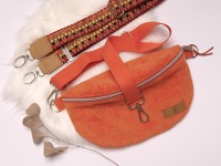 Taschengurt breit ethno zickzack // Schultergurt Tasche orange bunt // Wechselgurt Bauchtasche 5