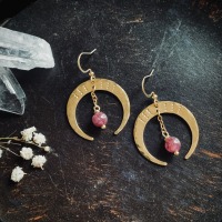 RESERVED Moon Goddess Earrings 3