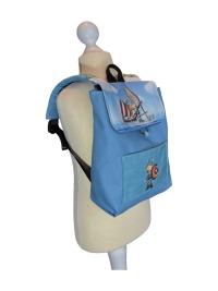 Kindergarten Rucksack Wickie personalisierbar - mit Wunschnamen Kinderrucksack - Tasche -