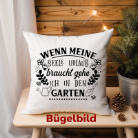 Garten Liebe - Bügelbild - Applikation zum aufbügeln - Aufbügler - coole Sprüche 9