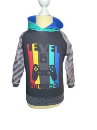 Hoodie Pullover mit Kapuze Größe 104 - Kapuzenpullover für Jungs - Gamer Pulli 2