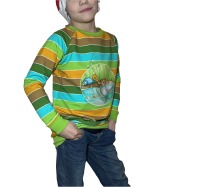 Größe 128 - Handmade Pullover für Kinder - buntes Langarmshirt mit Motiv - Unikat 2