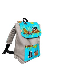 Kindergarten Rucksack Der kleine Maulwurf personalisierbar - mit Wunschnamen Kinderrucksack -