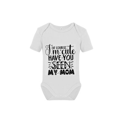 Baby Body mit coolem Spruch - Geschenk für Babys - Personalisierbarer Babybody Bodysuit