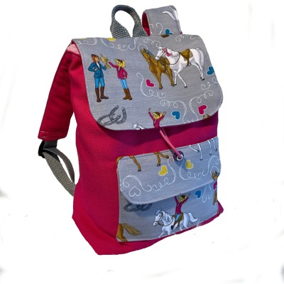 Kindergarten Rucksack Bibi und Tina - Rucksack für Kinder - Kinderrucksack genäht