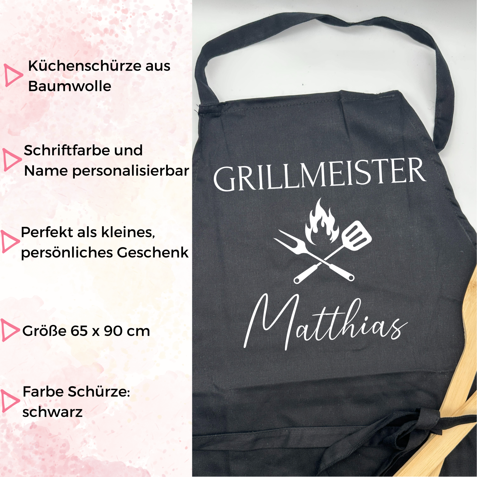 Set Personalisierte Schürze mit Ofenhandschuh 5