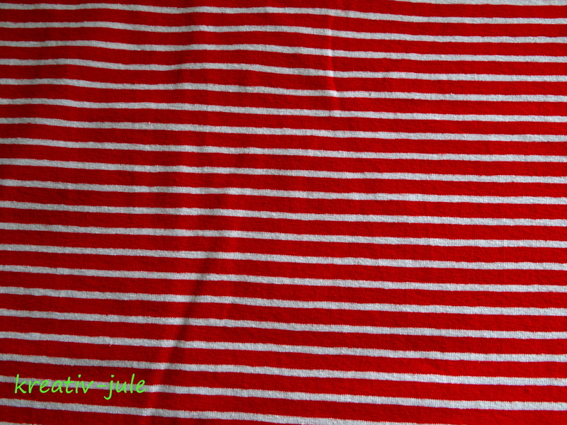 Jersey Streifen rot weiß Ringel 2