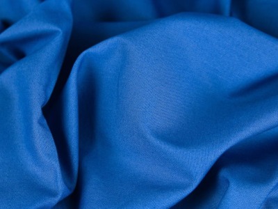 Baumwolle Fahnentuch royalblau blau Uni