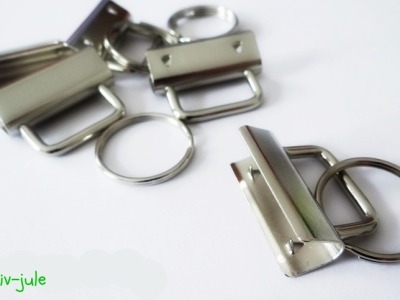 Schlüsselband-Rohlinge 5 Key Fobs 25mm