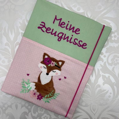 Zeugnismappe DIN A4 Sammelmappe Fuchs