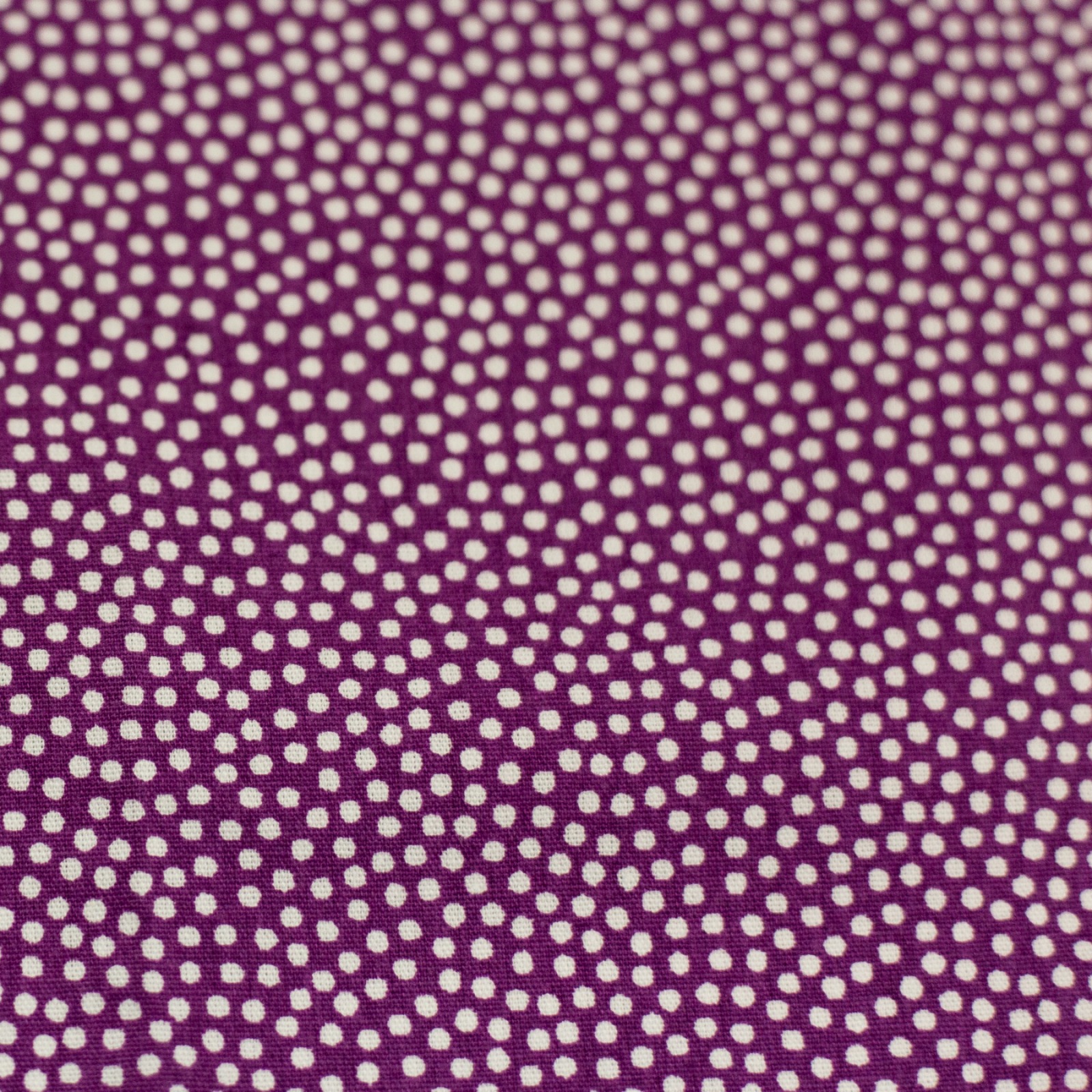 Baumwollwebware - unregelmäßige Punkte - violett/weiß - 100 Baumwolle - Dotty - Swafing