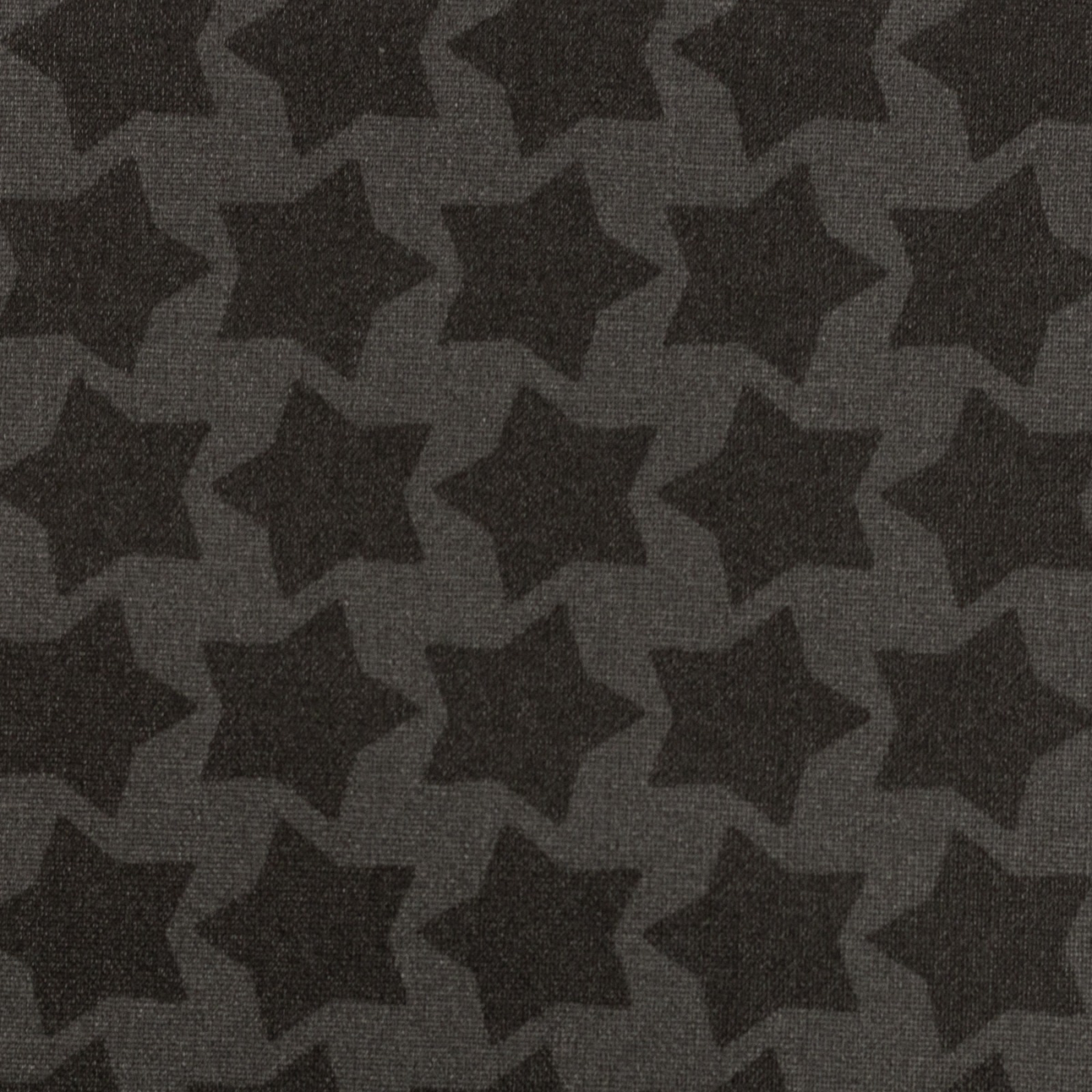 Nano-Softshell Sterne - schwarz - Ton in Ton - Staaars - farbenmix - Swafing
