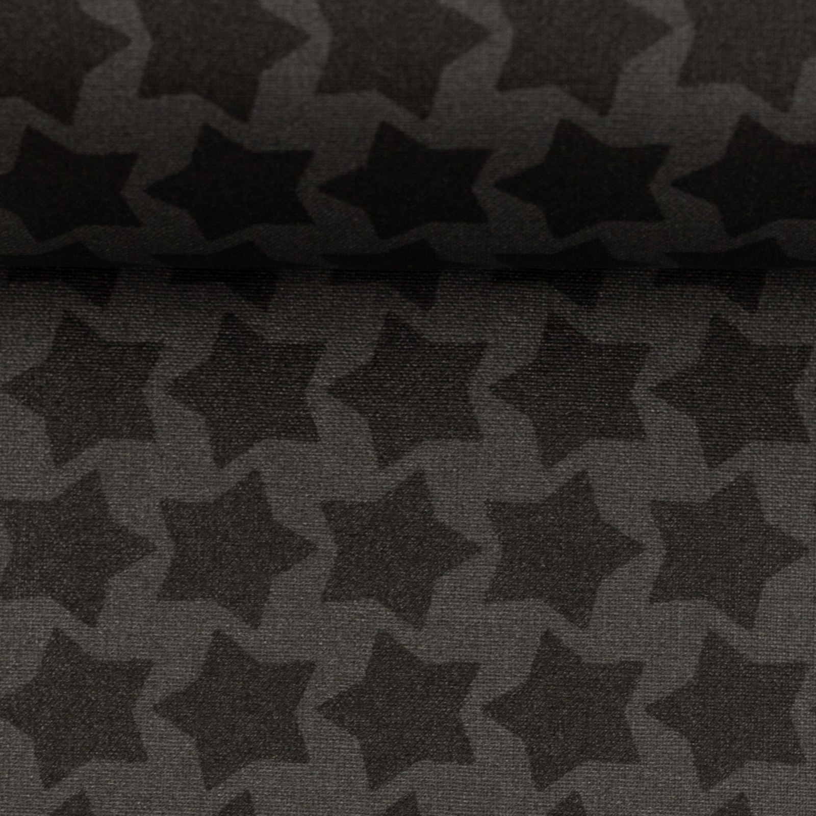 Nano-Softshell Sterne - schwarz - Ton in Ton - Staaars - farbenmix - Swafing 2