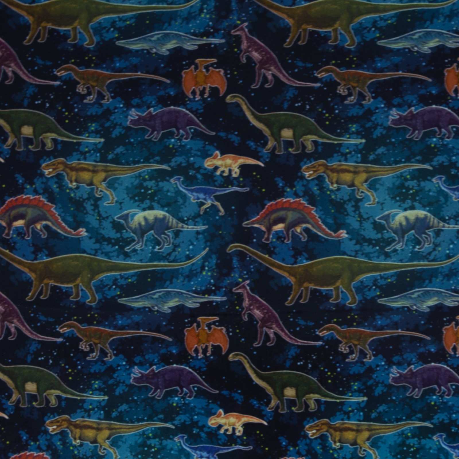 Stoff Dinosaurier blau | 12,00 EUR/m 2