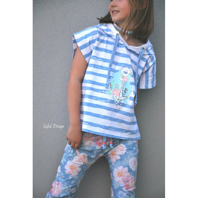 Sommerwind von AnniNanni - Papierschnittmuster - Blaubeerstern - Kids - Shirt 10