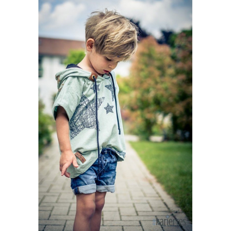 Sommerwind von AnniNanni - Papierschnittmuster - Blaubeerstern - Kids - Shirt 3