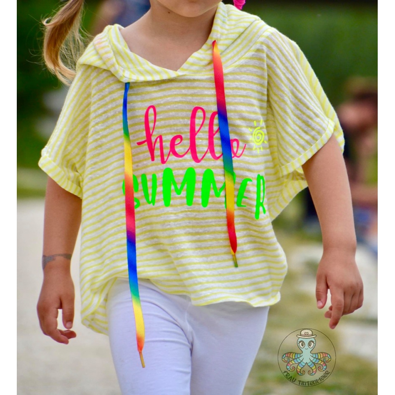 Sommerwind von AnniNanni - Papierschnittmuster - Blaubeerstern - Kids - Shirt 7