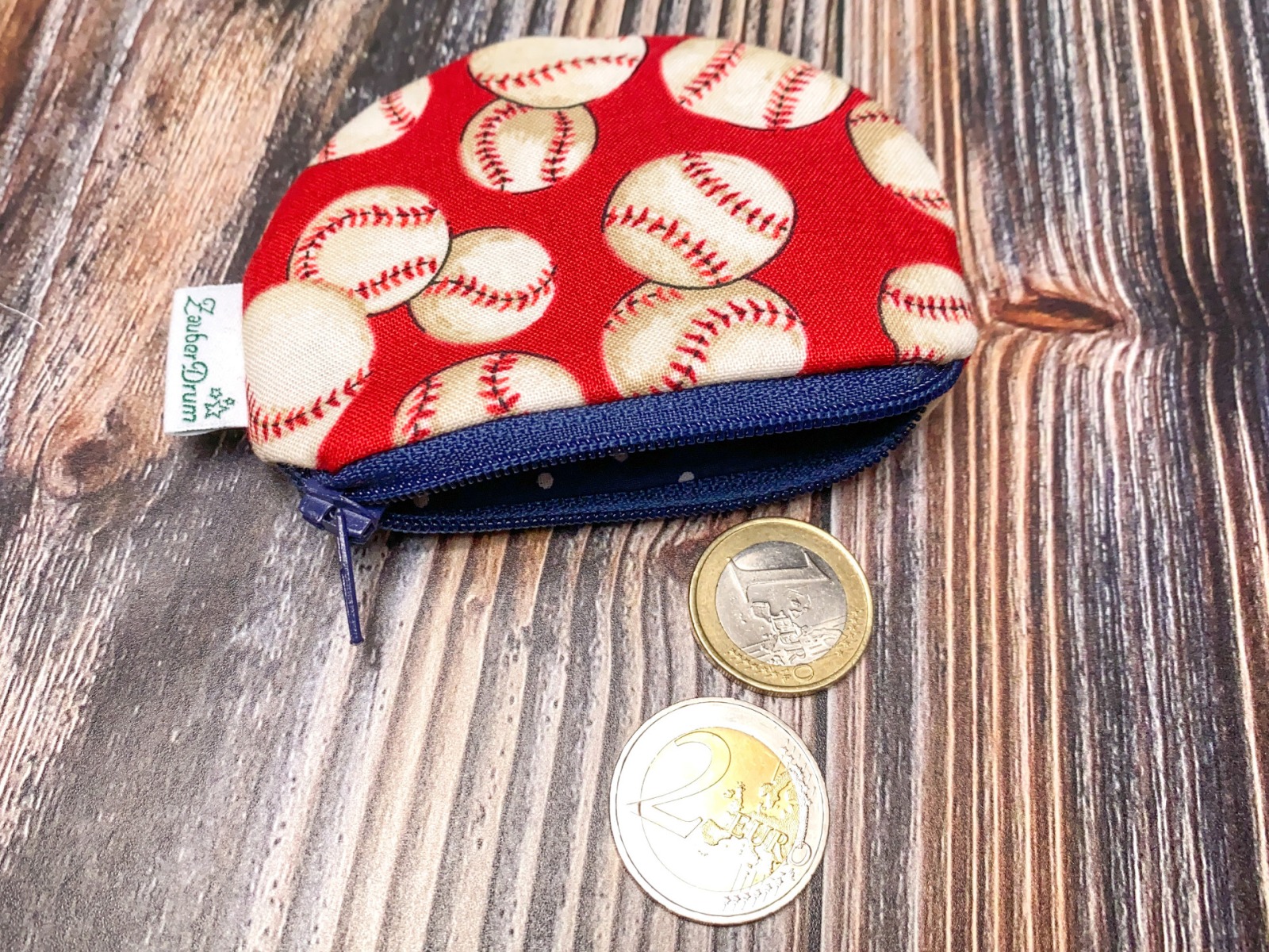 Baseball Geldbörse - rot 4